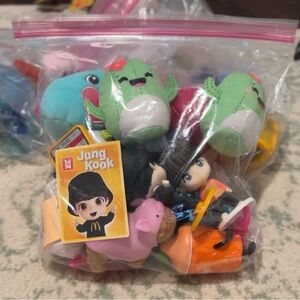 BTS TinyTan, Squishmallow, & other assorted Happy Meal Toys